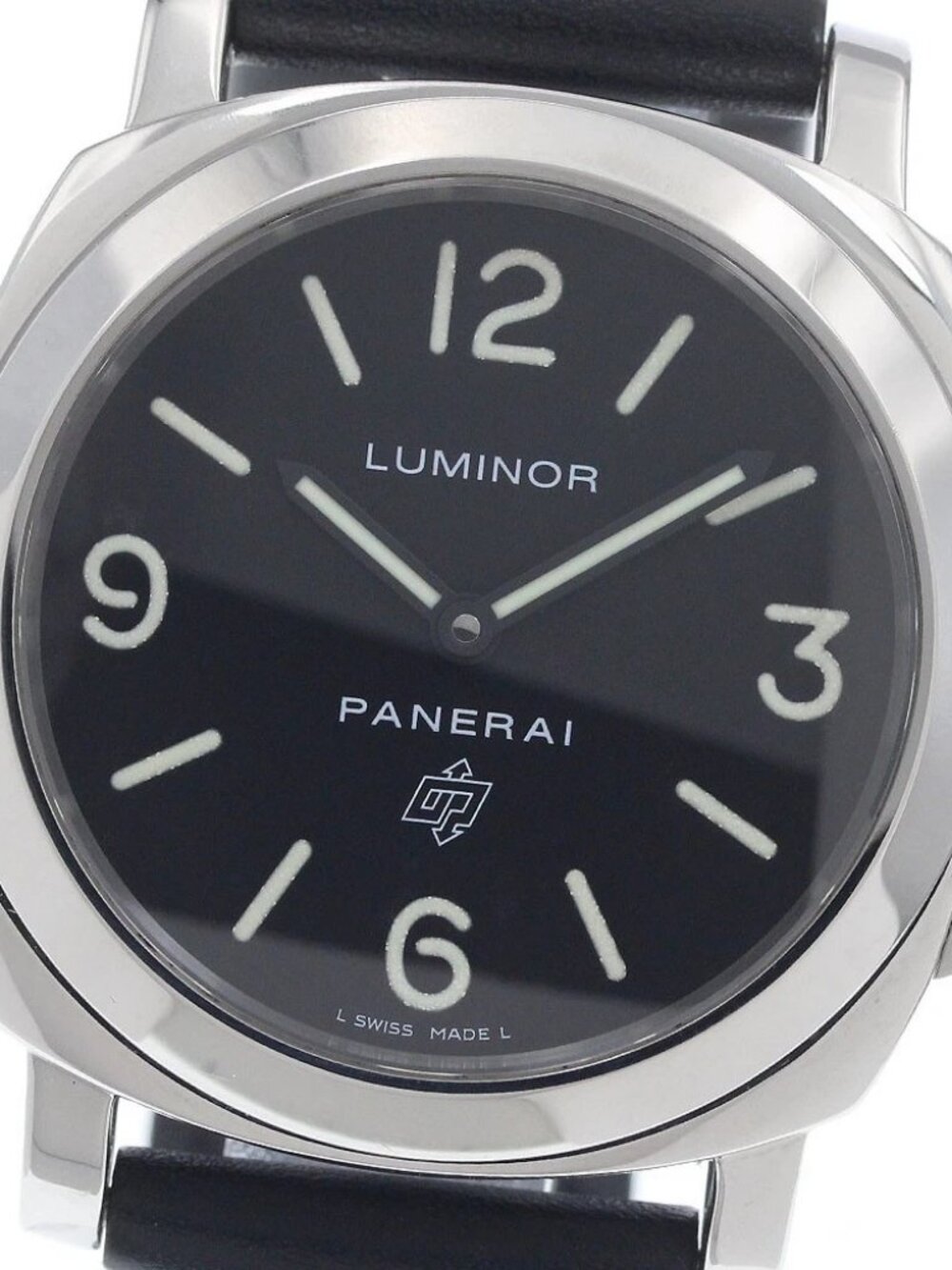 PANERAI Luminor base logo PAM00000 black Dial Hand Winding Men's Watch_962517